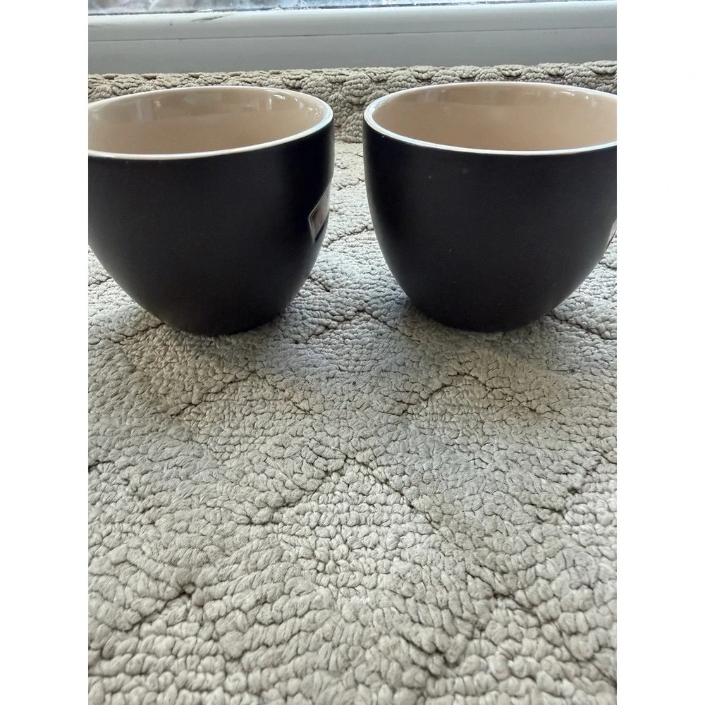 Bailey's Irish Cream MINE and YOURS Mugs Dessert Cups Bowl Ceramic